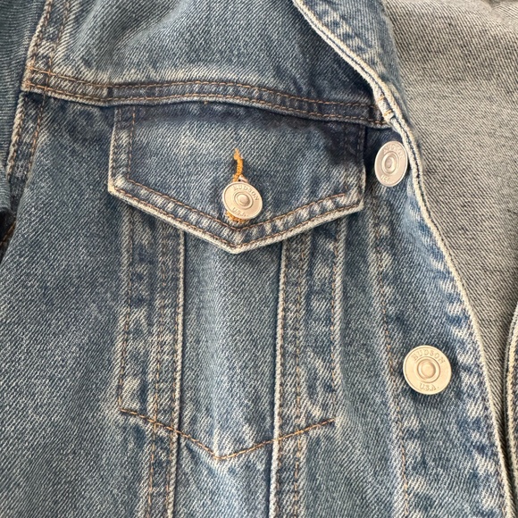 Hudson Classic Trucker Denim Jacket – Size S/M – Medium Blue Tahoe – Like New - Picture 6 of 11